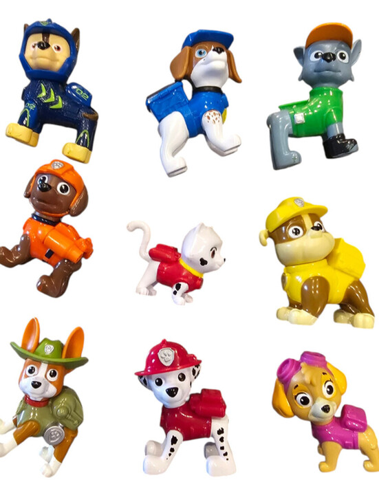 Spin Master Other - Lot of 9 Paw Patrol Plastic Action Figures No Duplicates